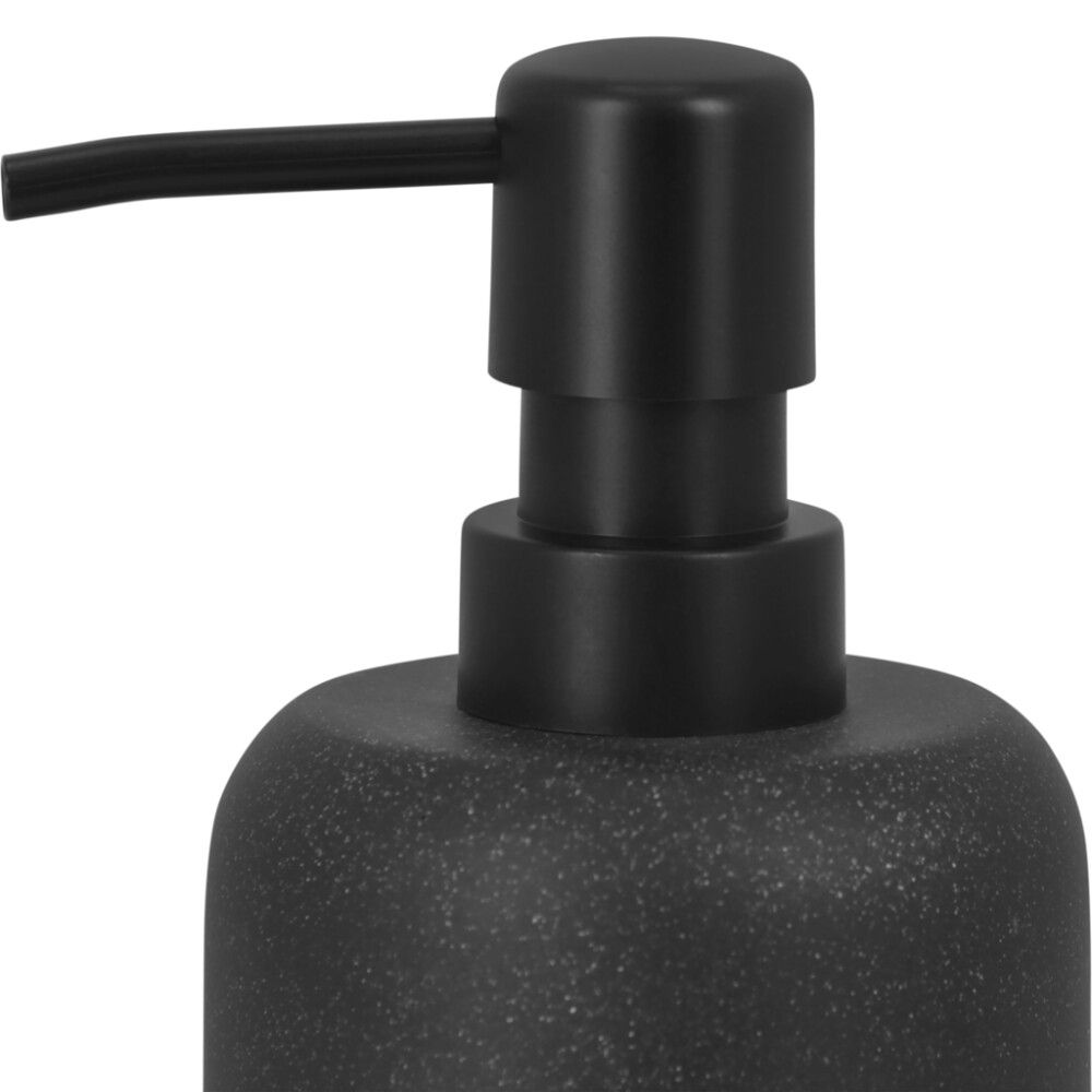 Saippua-annostelija Camargue Stone musta Ø 7,9 x 17,5 cm