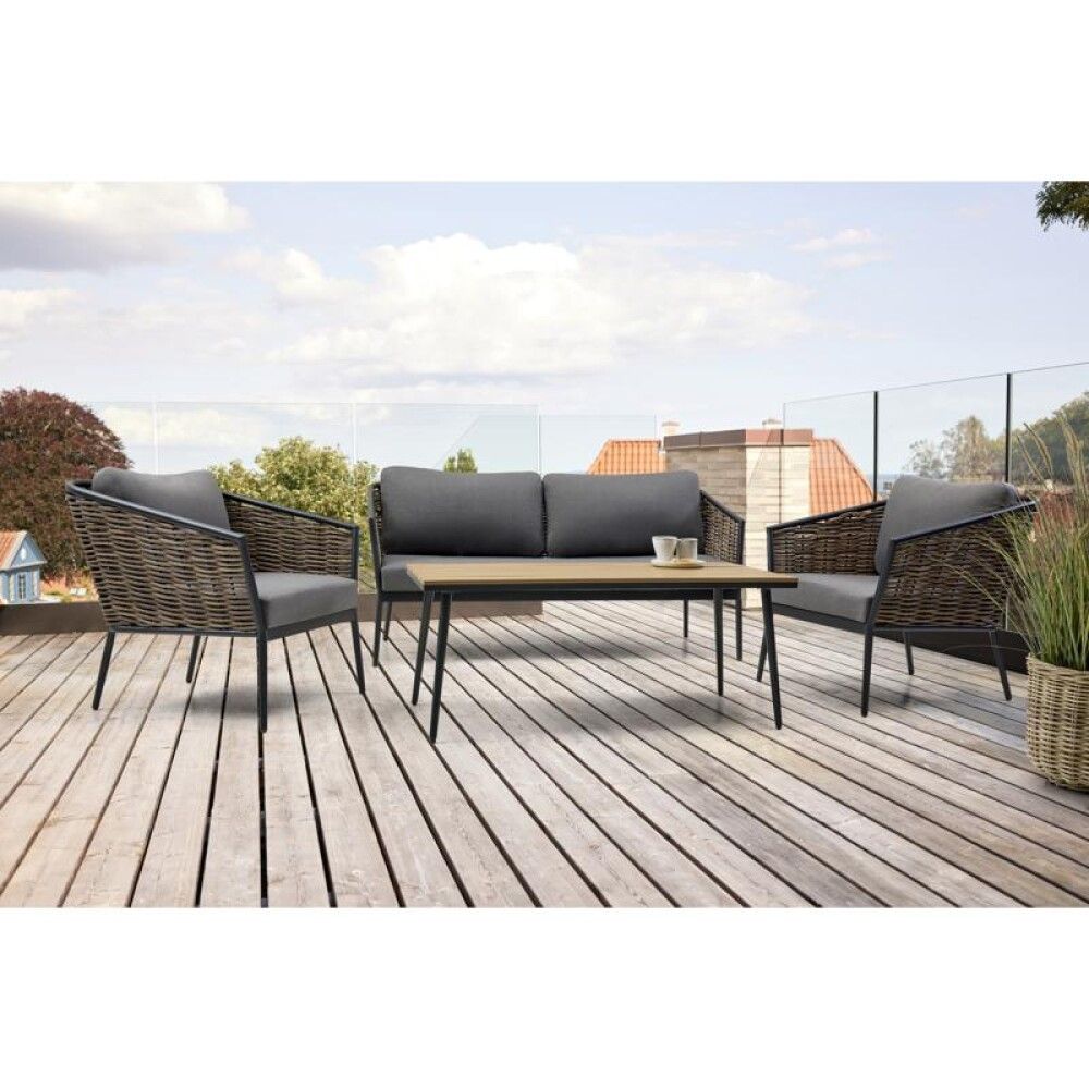 Sohvaryhmä Sunfun Veronika antrasiitti