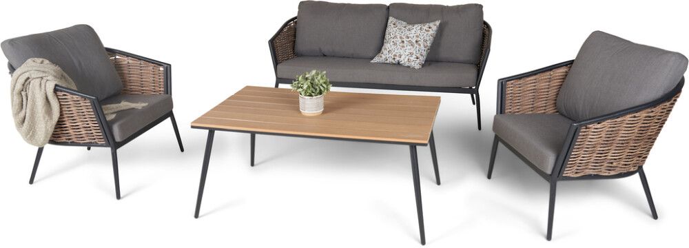 Sohvaryhmä Sunfun Veronika antrasiitti