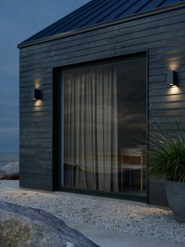 Seinävalaisin Nordlux Canto Maxi Kubi 2 Seaside musta