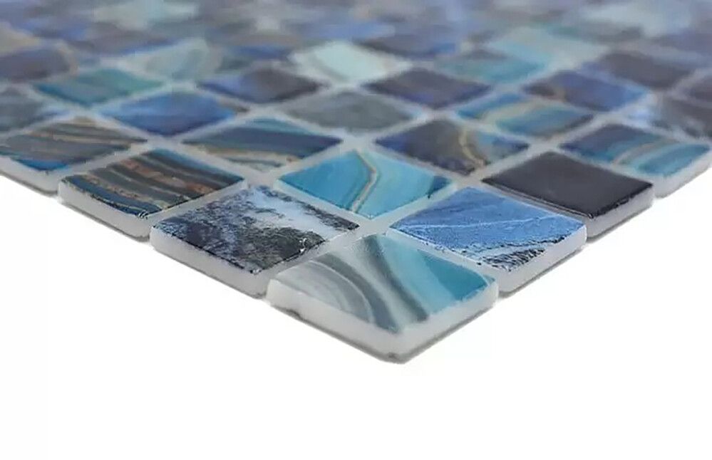 Mosaiikkilaatta Royal sininen 31,6 x 31,6 cm