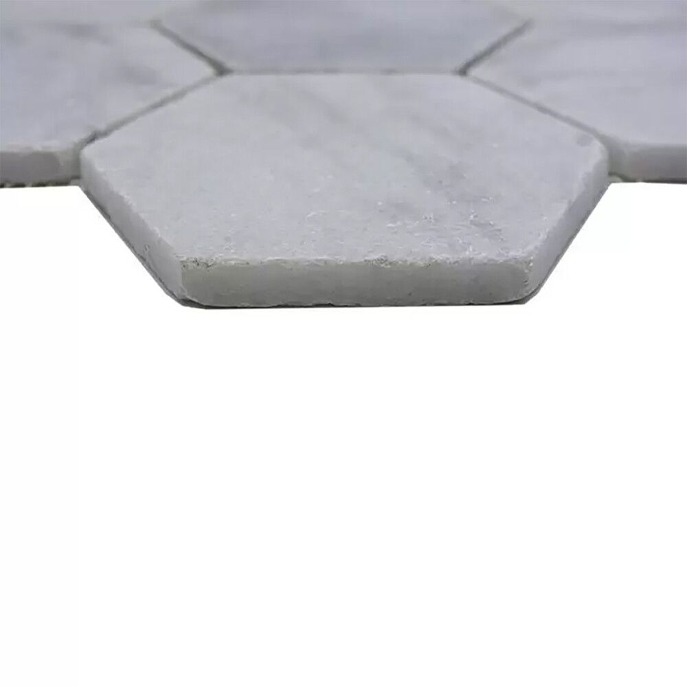 Mosaiikki Hexagon Ibiza White Antique Marble XNT HX142 Valkoinen 19,9 x 26,2 cm