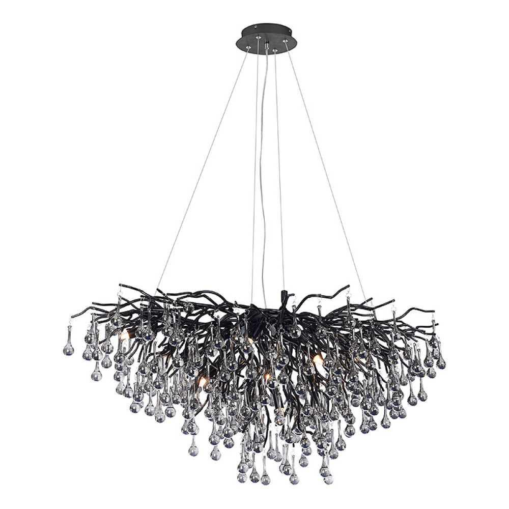 Kattovalaisin Paul Neuhaus Icicle musta 50 x 100 x 250 cm