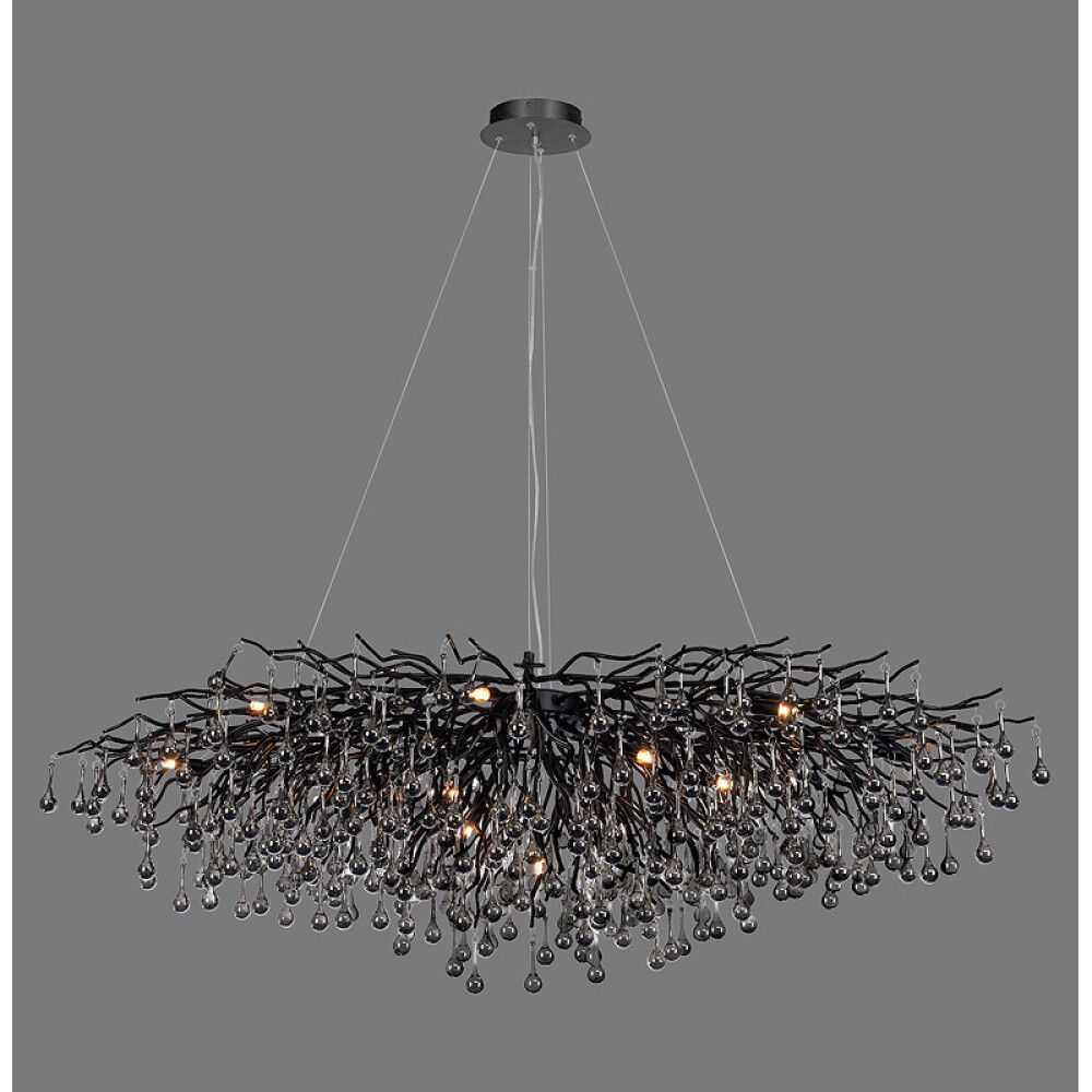 Kattovalaisin Paul Neuhaus Icicle musta 75 x 150 x 250 cm