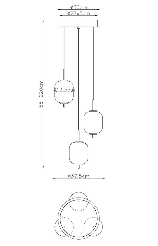 Riippuvalaisin Globo Ewald 3-os messinki