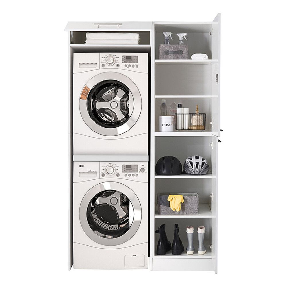 Pesutornikaappi Respekta Clara + 2-ovinen kaappi