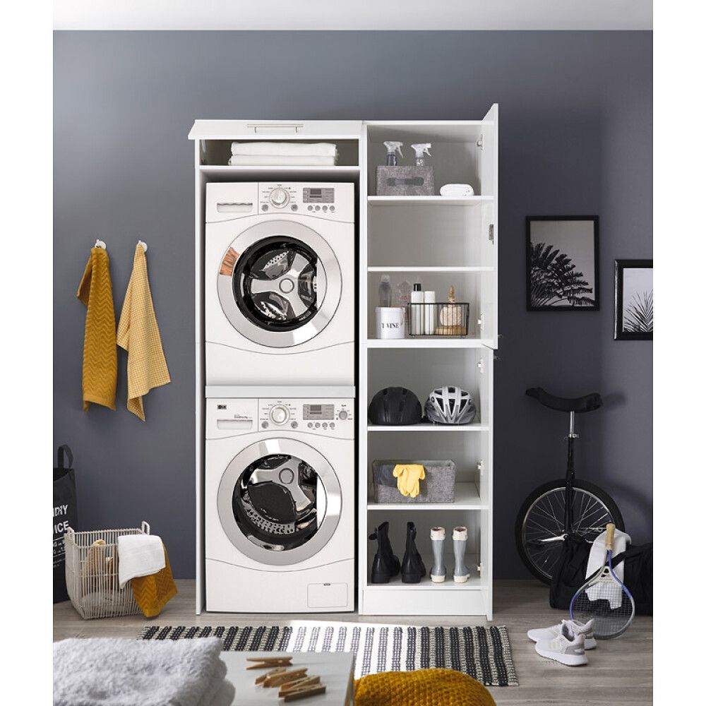 Pesutornikaappi Respekta Clara + 2-ovinen kaappi