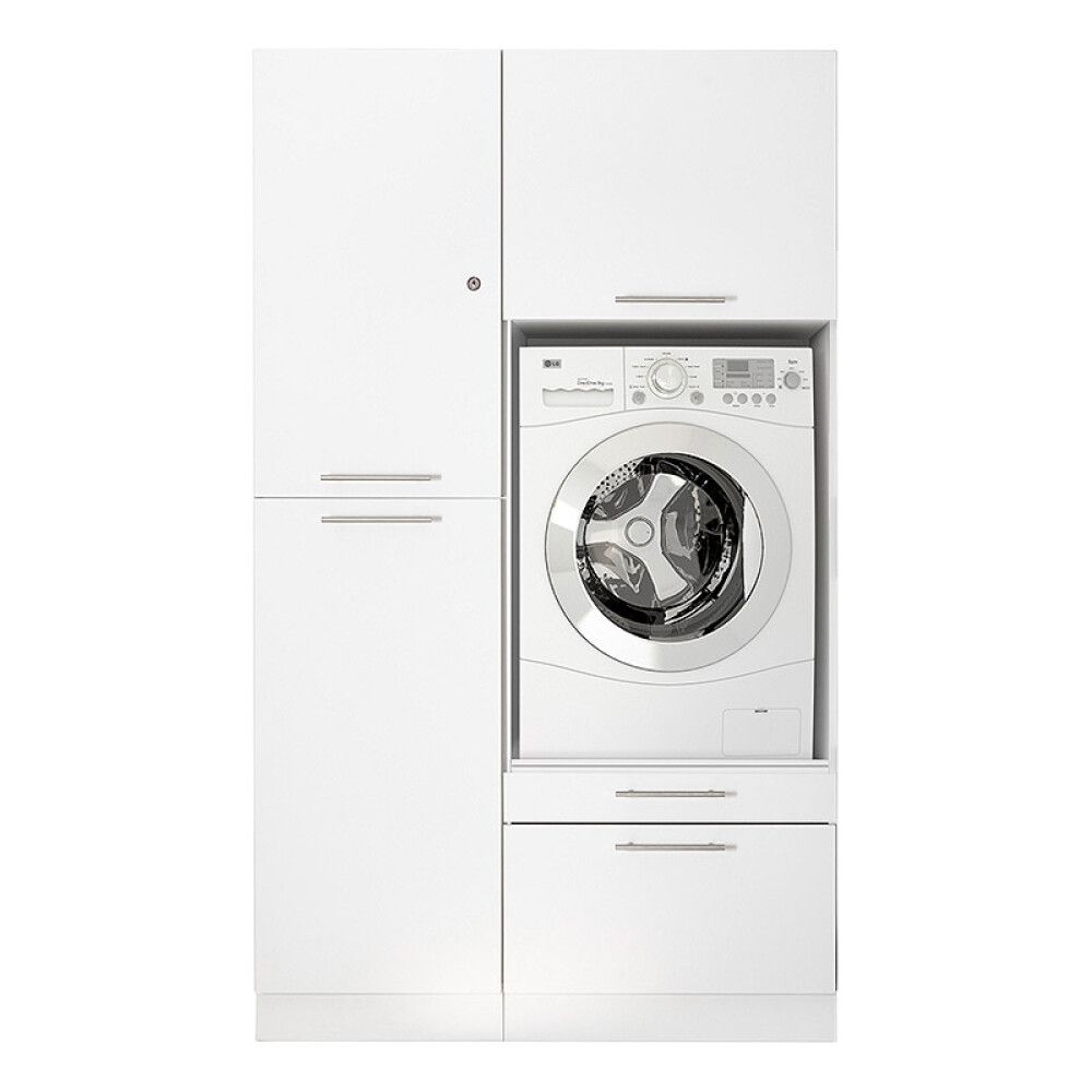 Pesukonekaappi Respekta Clara + 2-ovinen kaappi