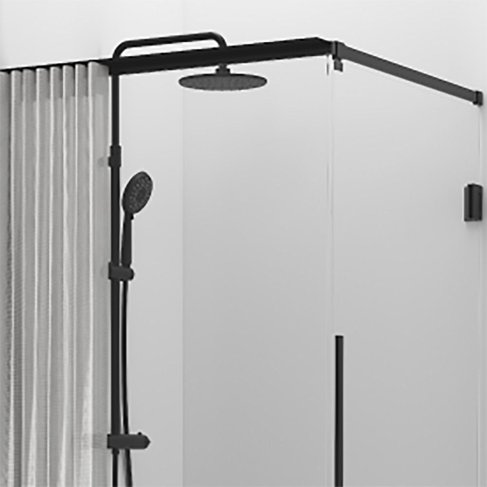 Suihkuverhotanko Svedbergs 90 cm Lyijynmusta