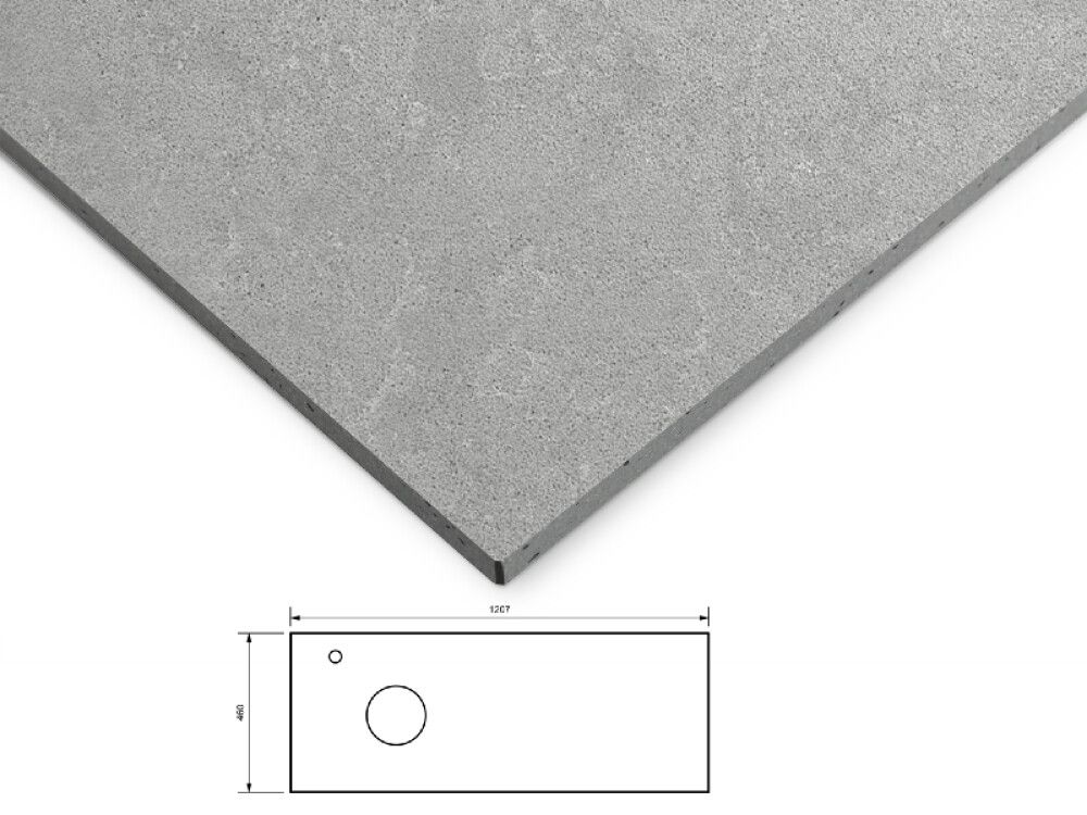 Pöytätaso Svedbergs vasen Glimmer 120 x 45 cm