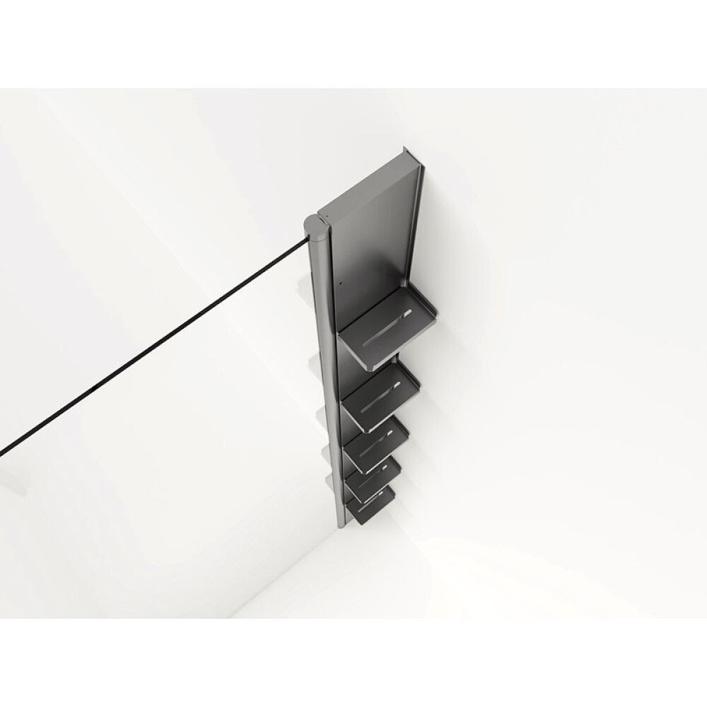 Säilytysjärjestelmä Skoga Svedbergs Kiiltävä alumiini