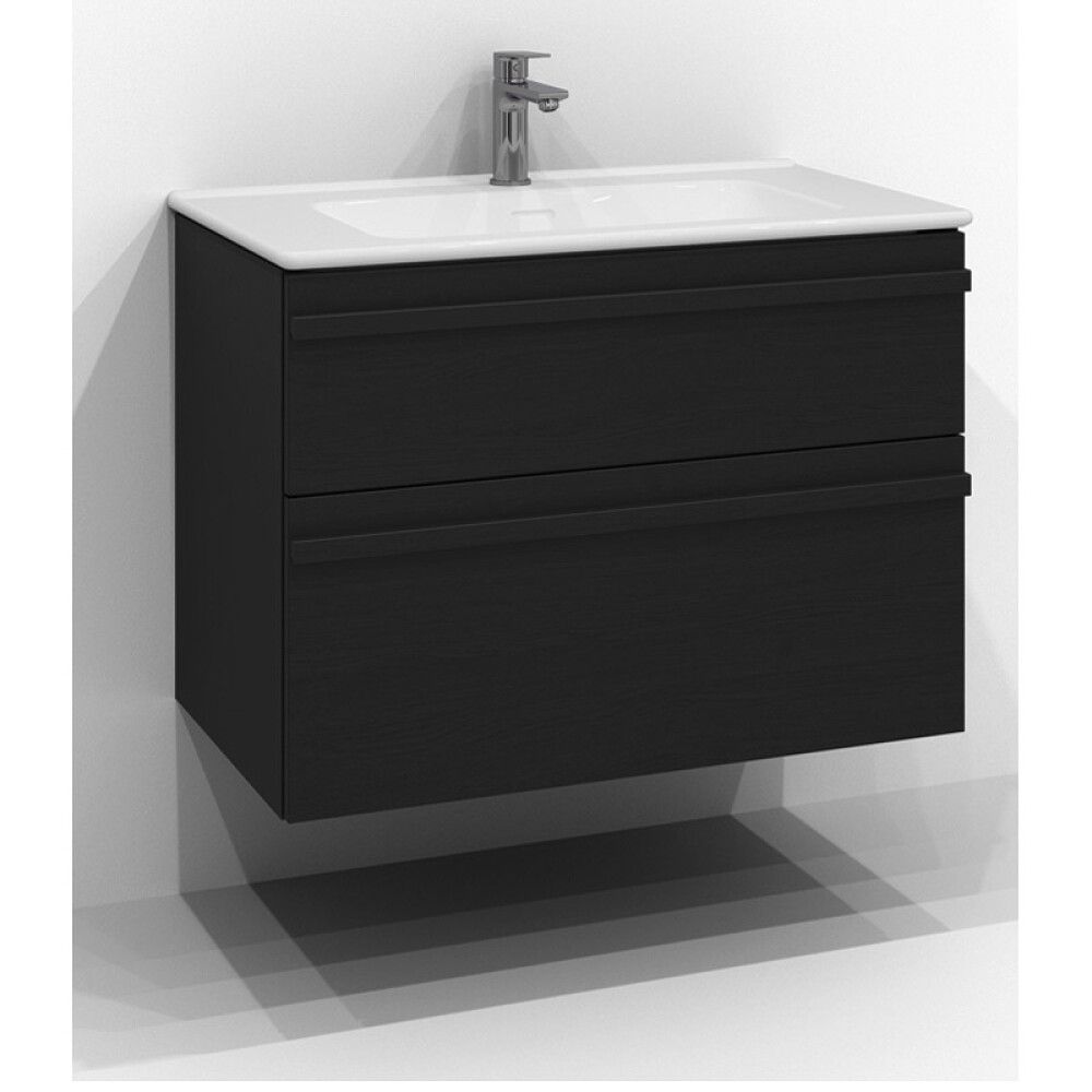 Allaskaappi Svedbergs Poem 2 ltk musta saarni 80 x 45 cm