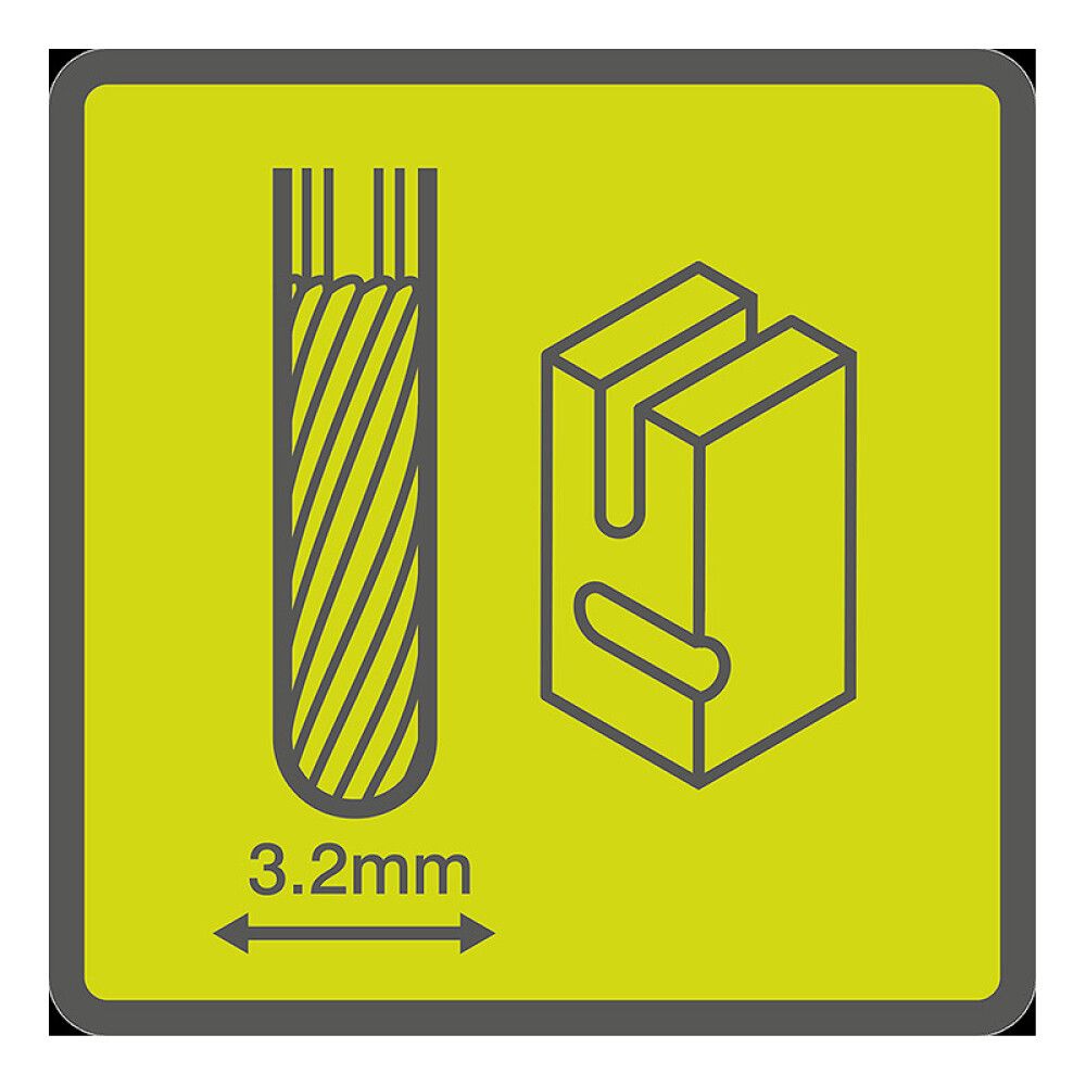Volframikarbiditerä Ryobi RAR108 terävä 3,2 mm