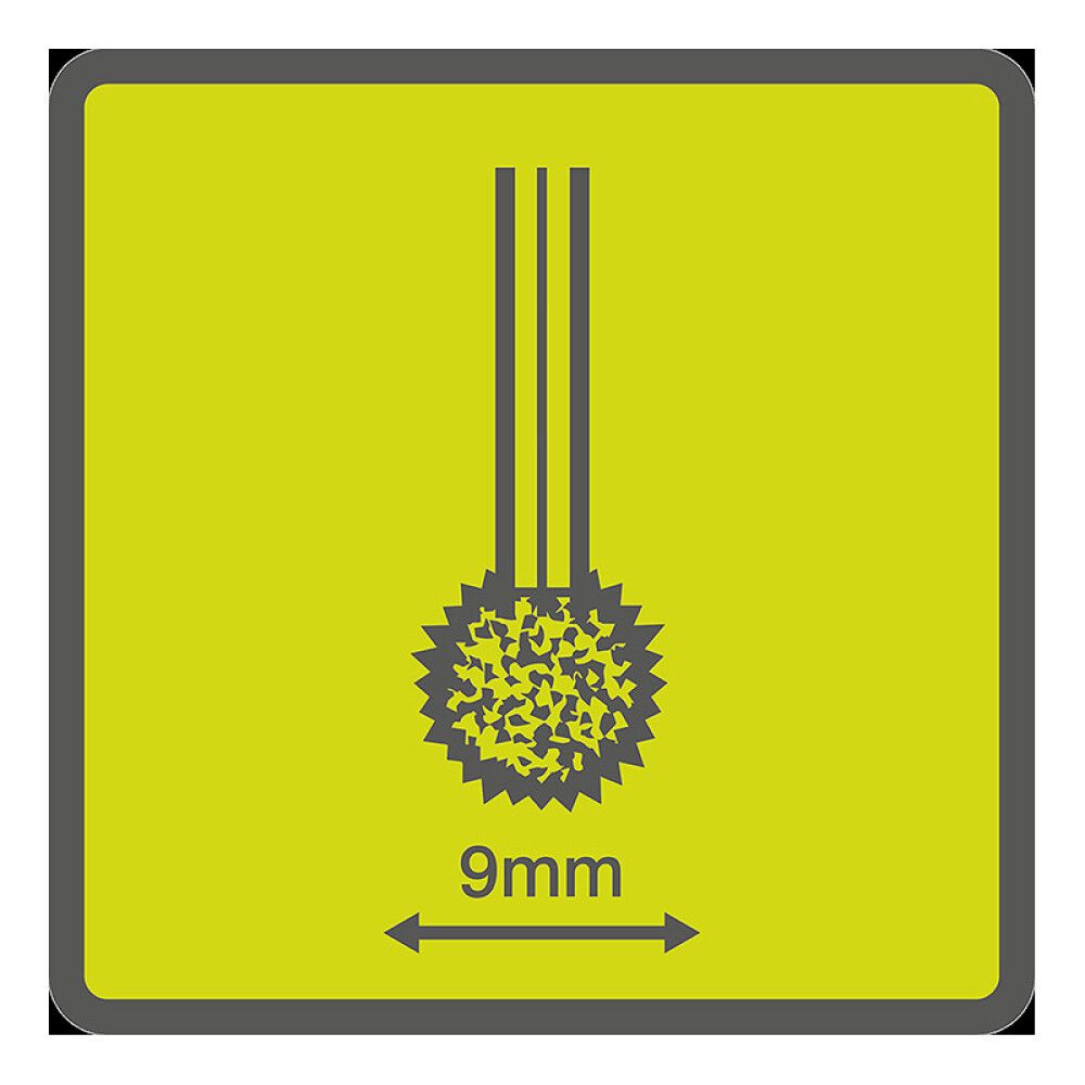 Tiheä kovametallijyrsin Ryobi RAR704 pyöreä 9 mm