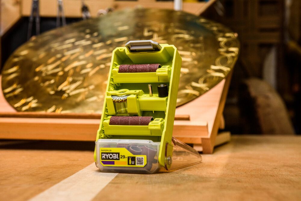 Hioma- ja kiillotustarvikesarja Ryobi RARSPK-29