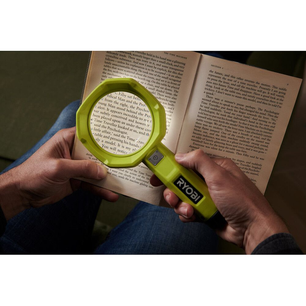 Suurennuslasi valolla Ryobi USB Lithium RML4-0