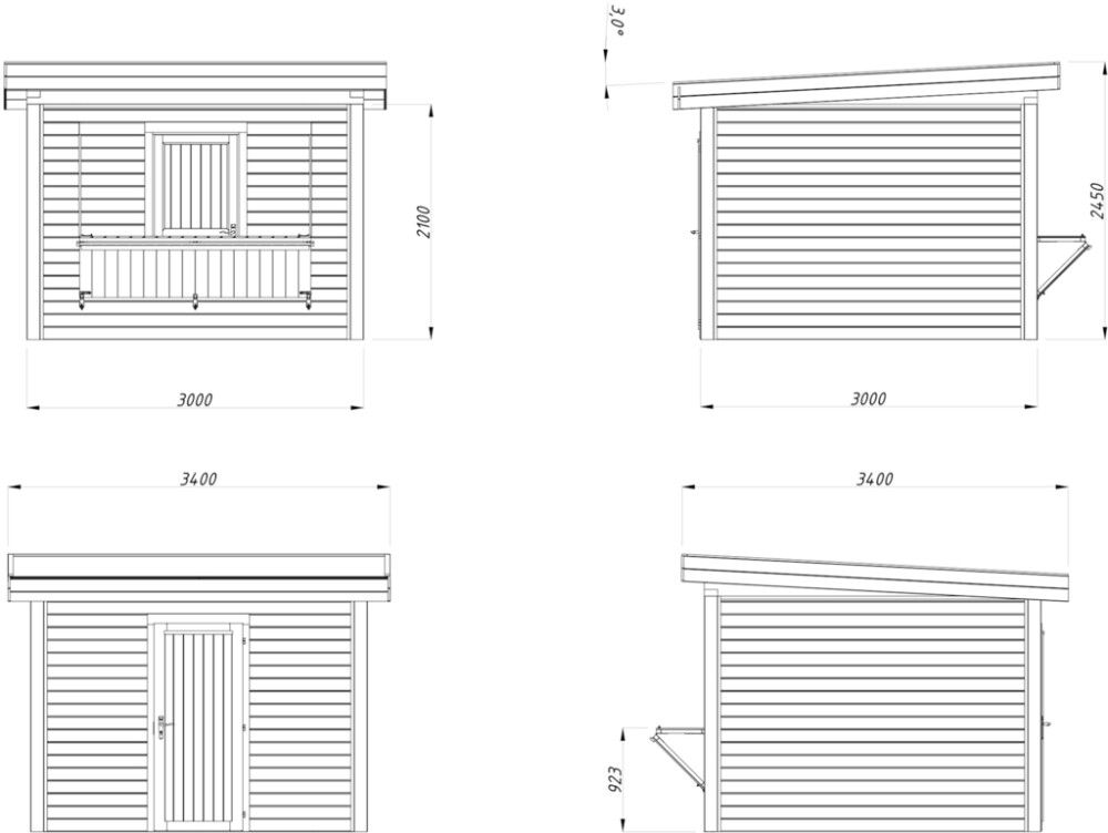 Paviljonki Palmako Lenna 304 8,3 m²