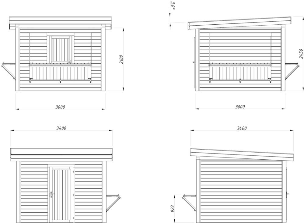 Kioski Palmako Lenna 305 8,3 m²
