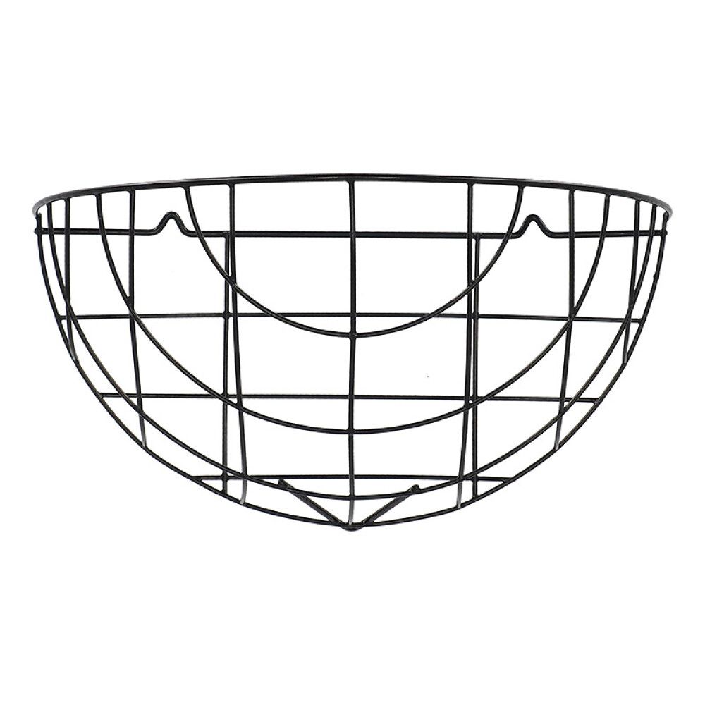 Seinäruukkuteline tupla tummanharmaa 34 x 18,5 x 12 cm