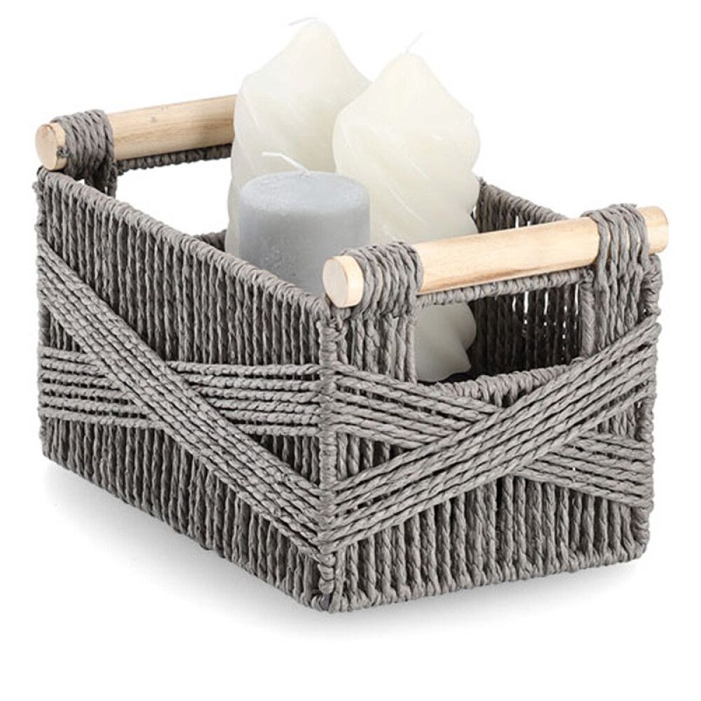 Säilytyskori Zeller Harmaa 28 x 17 x 14 cm