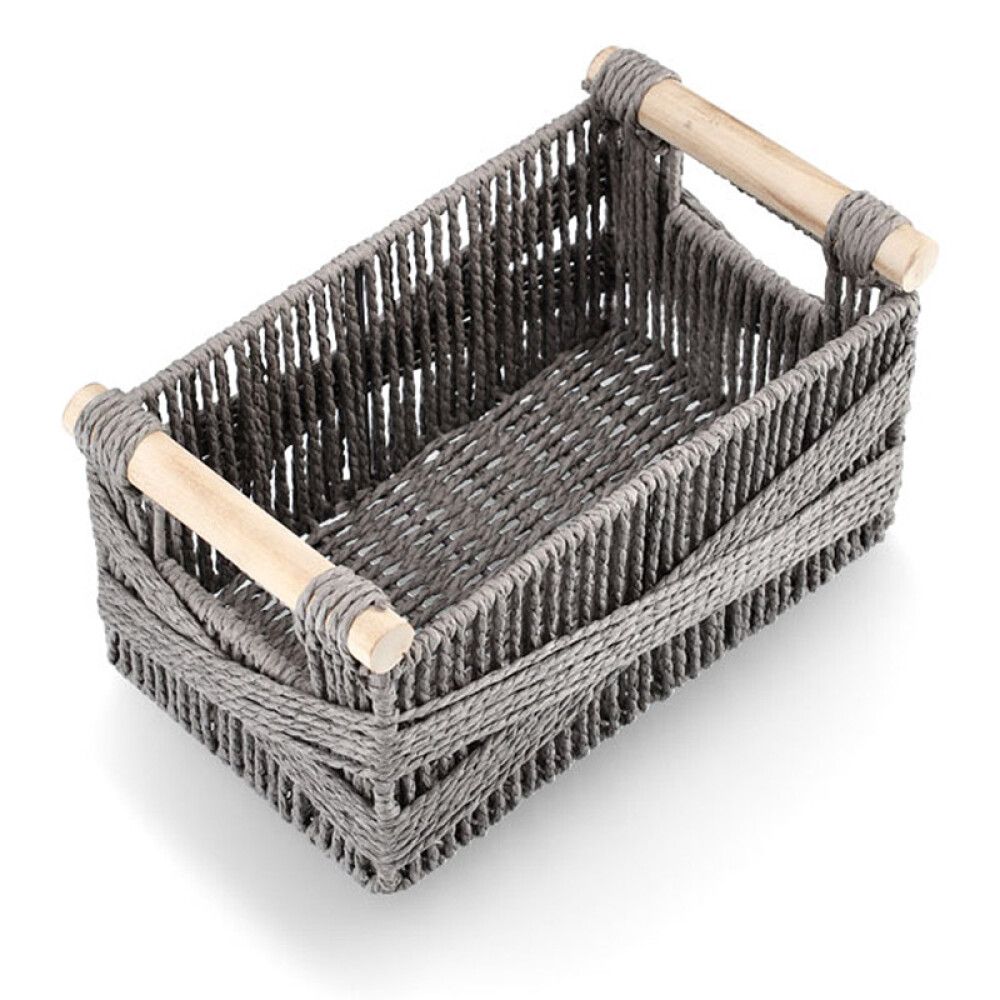 Säilytyskori Zeller Harmaa 28 x 17 x 14 cm