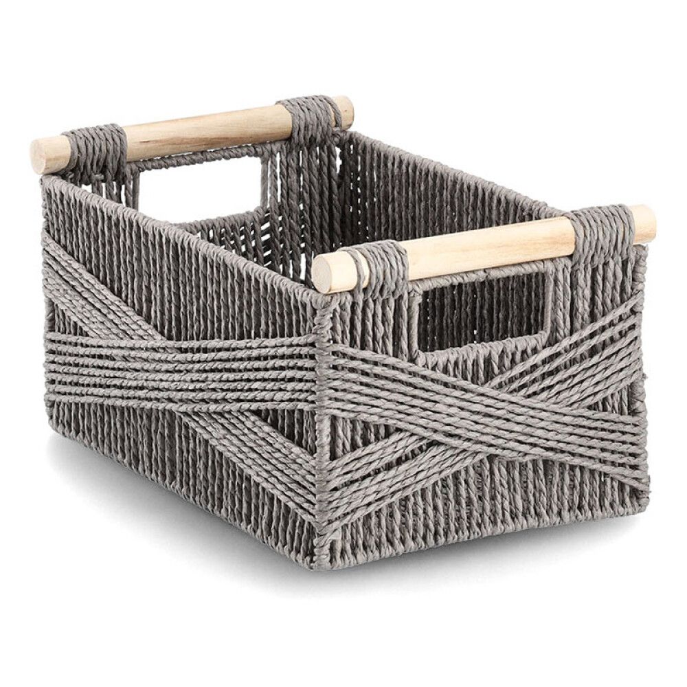 Säilytyskori Zeller Harmaa 33 x 22 x 16 cm