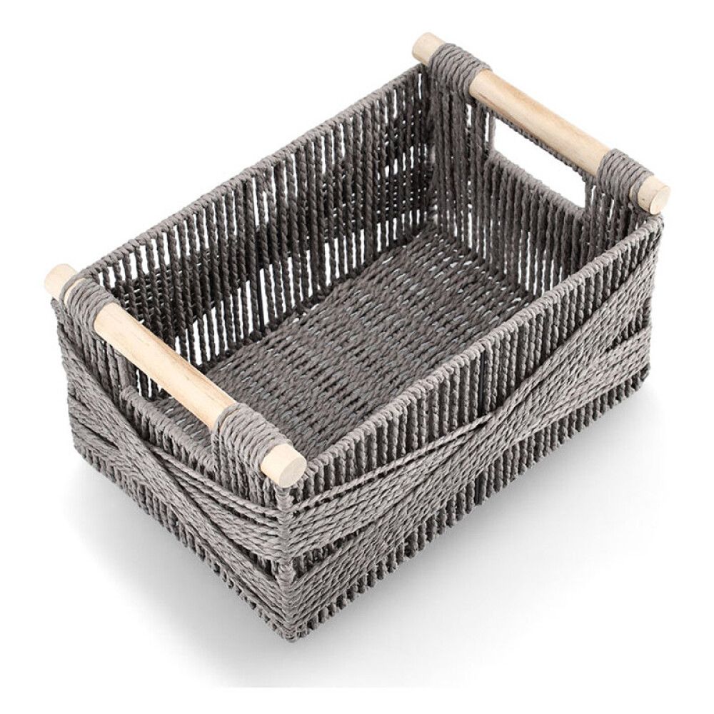 Säilytyskori Zeller Harmaa 33 x 22 x 16 cm