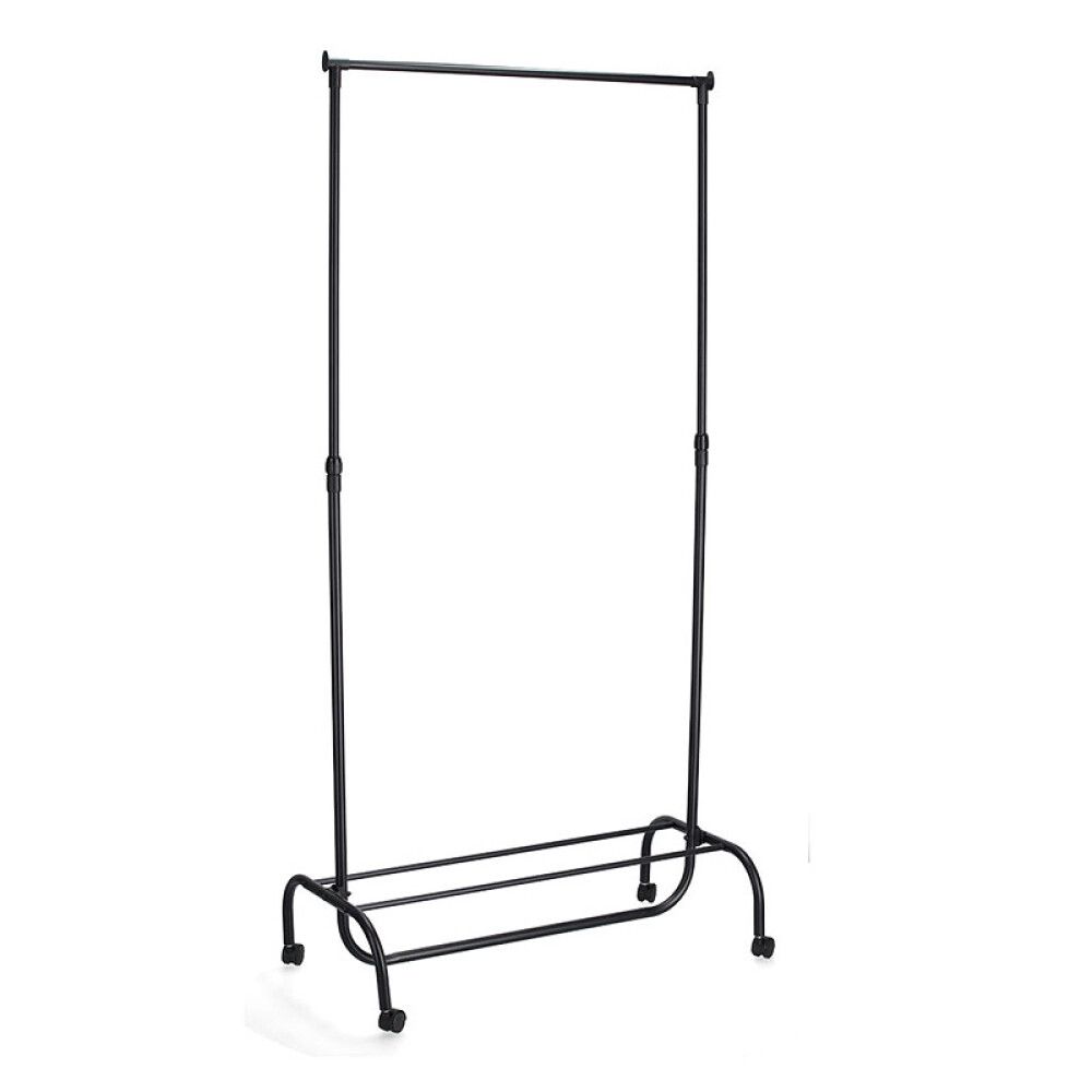 Vaateteline Zeller musta 86 x 43 x 108-175 cm