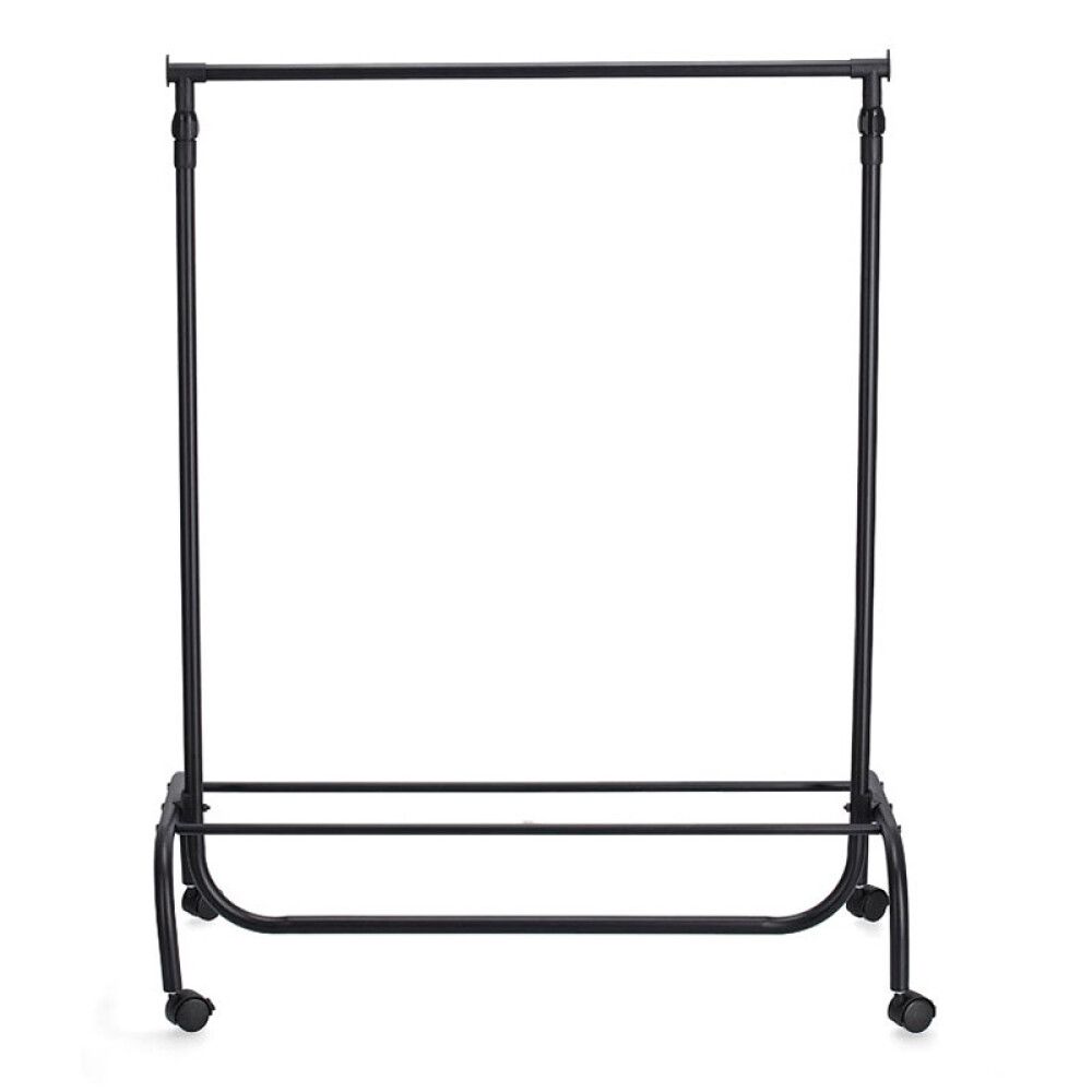 Vaateteline Zeller musta 86 x 43 x 108-175 cm