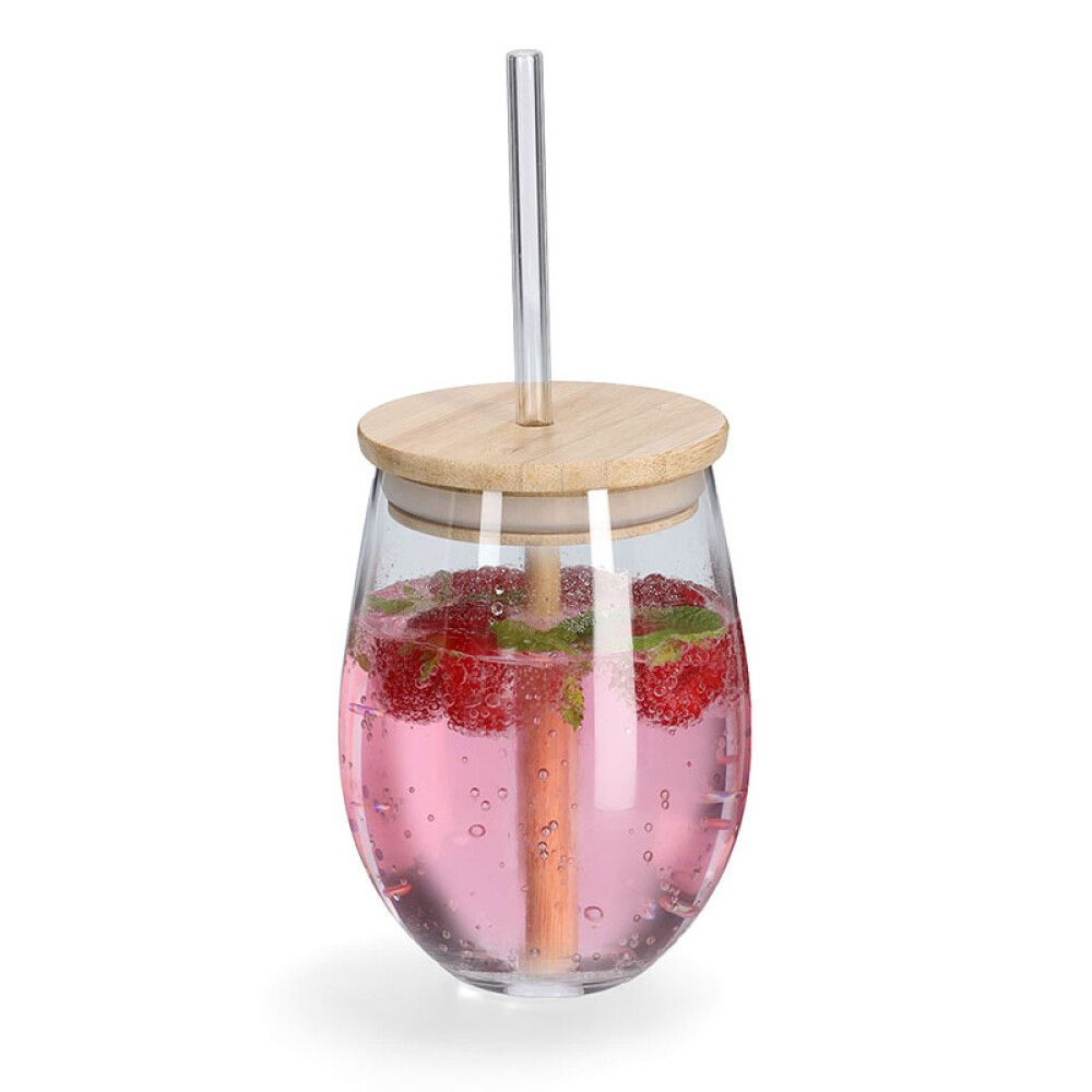 Juomalasi pillillä Zeller 9,2 x 12,6 cm