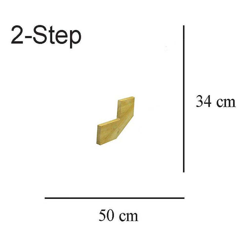 Porrasrunko Hortus 2-askelmaa Painekyllästetty vihreä