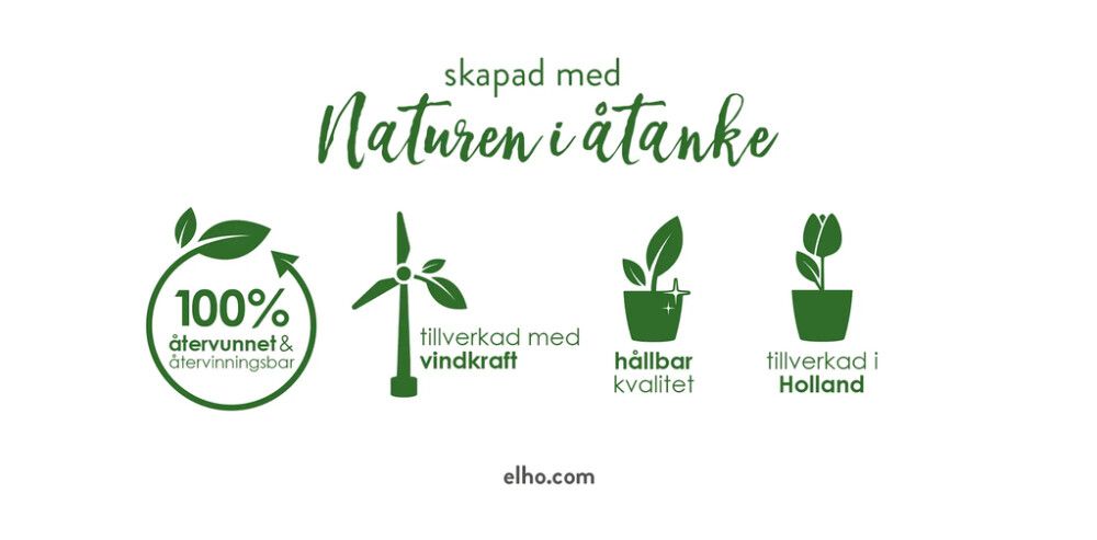 Orkidearuukku Elho Vibes Fold 12,5 cm kirkas