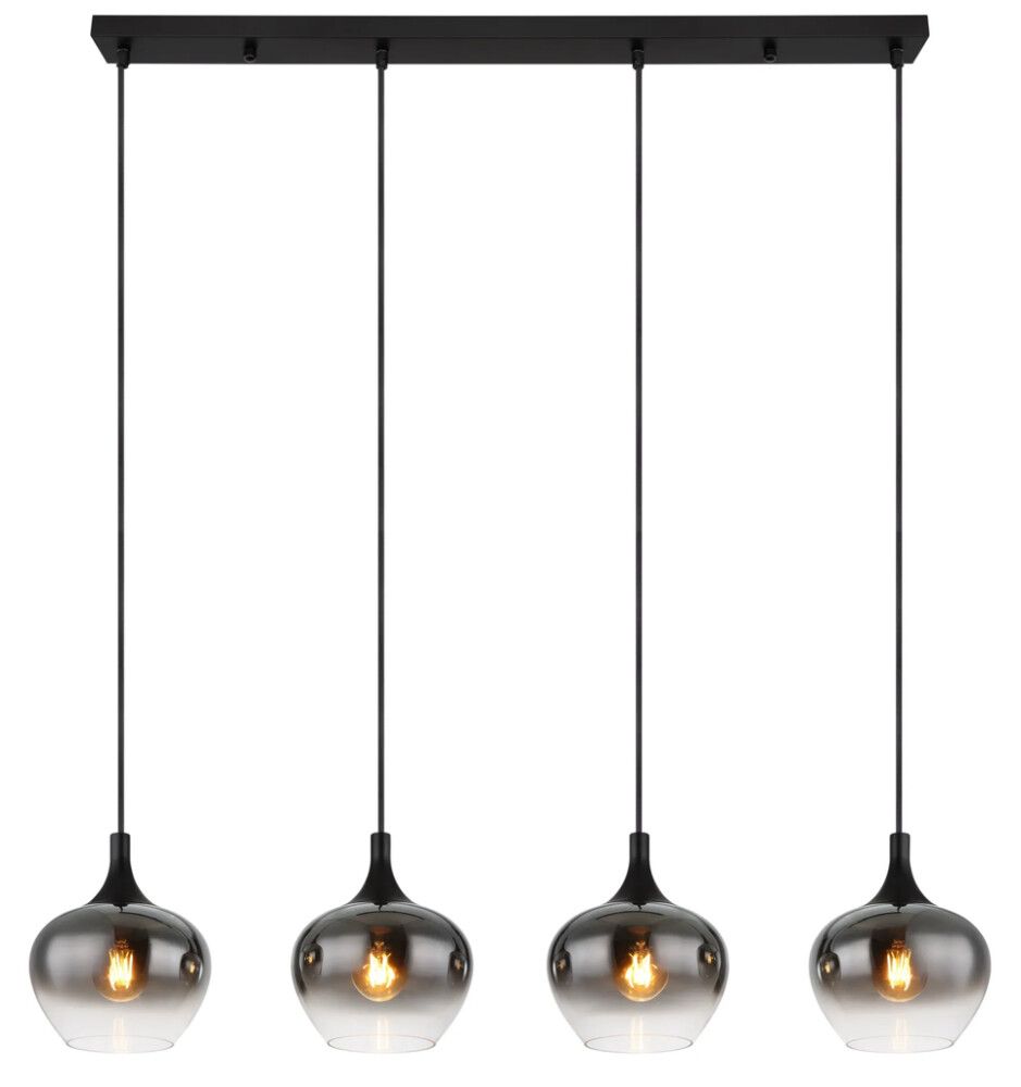 Riippuvalaisin Globo Maxy 4-os musta/savulasi 100 cm