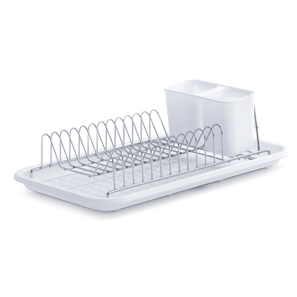 Kuivausteline Aterinlaatikolla Zeller Valkoinen