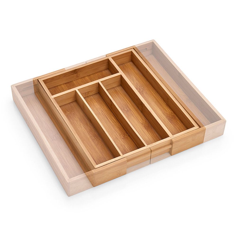 Säädettävä aterinteline Zeller bambu