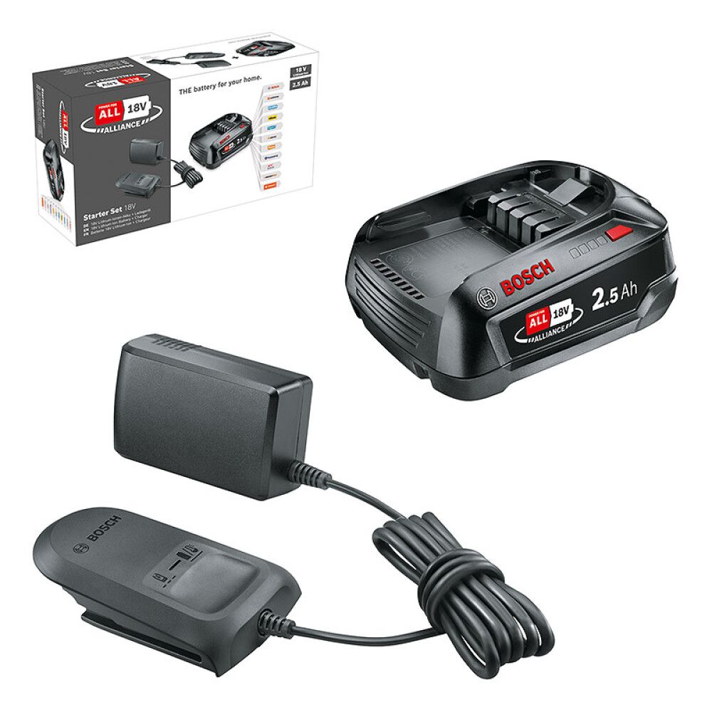 Akku ja laturipaketti Bosch 18V 2,5 Ah 1830CV