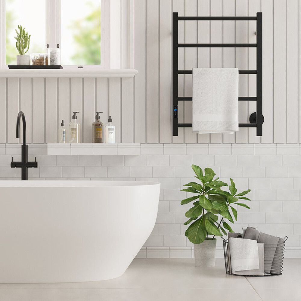 Pyyhekuivain Smedbo Dry FB705 mattamusta RST 500 x 112 x 689 mm