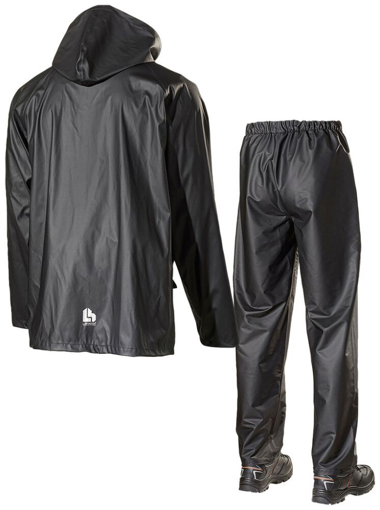 Sadeasu L.Brador Takki+Housut 2210PU Musta XXL