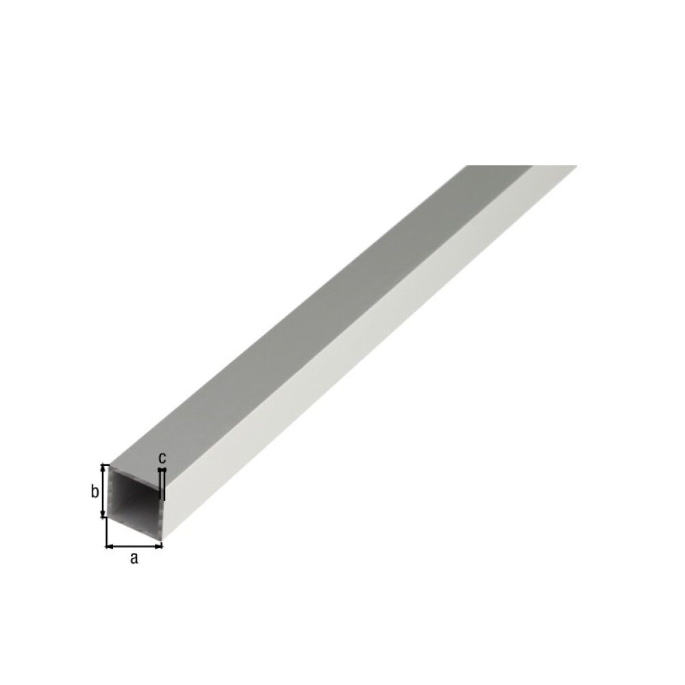 Nelikulmaputki Stabilit Alumiini 25 x 25 x 2000 mm