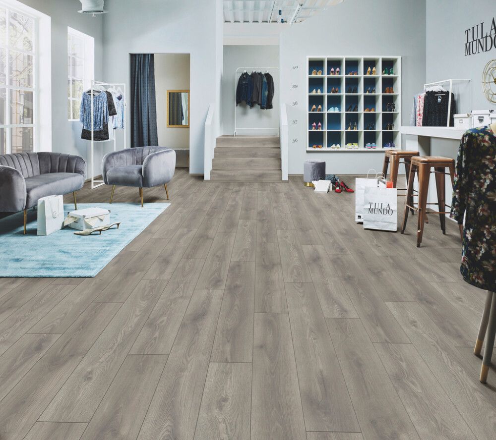 Laminaatti Logoclic Ambienta Tammi Steen