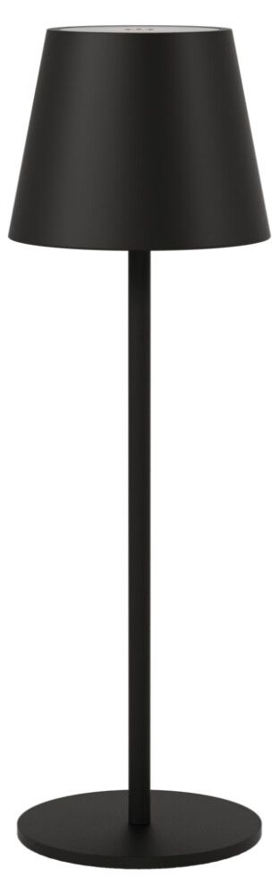 Ulkopöytävalaisin Starlux Paola musta 11 x 11 x 36 cm