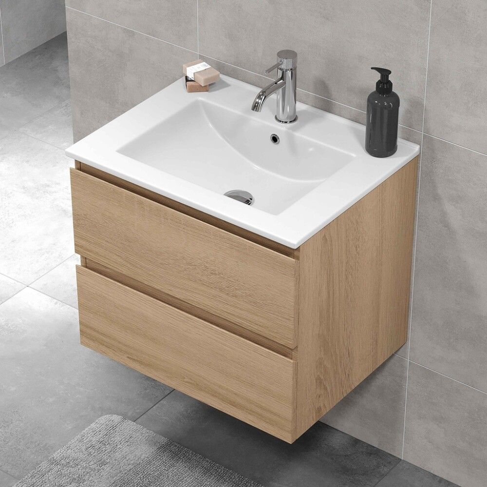 Allaskaappi Riva Camden tammi 60 cm