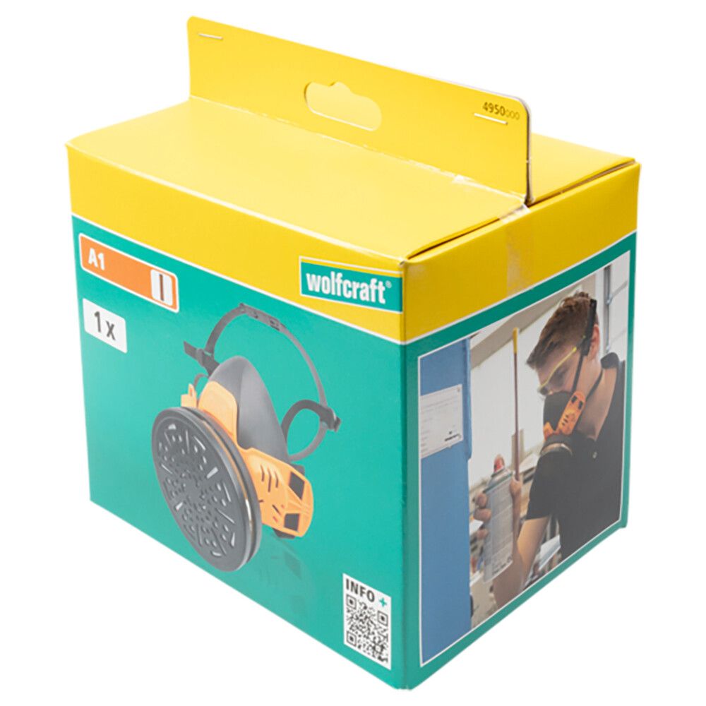 Puolinaamari Wolfcraft A1-vaihtosuodatin