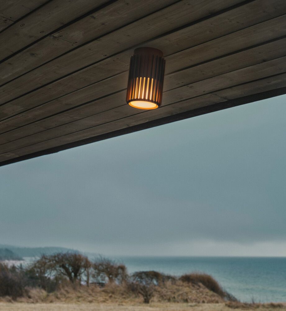 Kattovalaisin Nordlux Aludra Seaside IP54 musta Ruskea