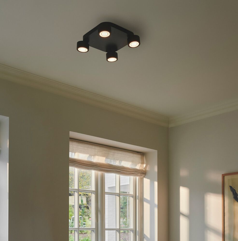 Kattovalaisin Nordlux Clyde 4-os