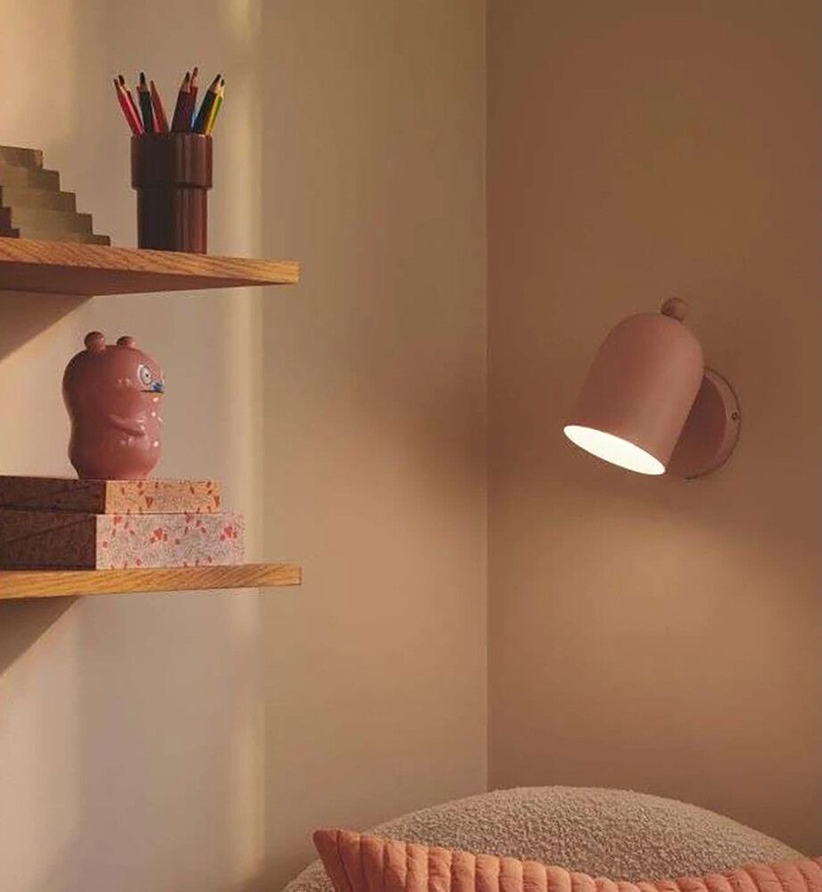 Seinävalaisin Nordlux Gaston roosa