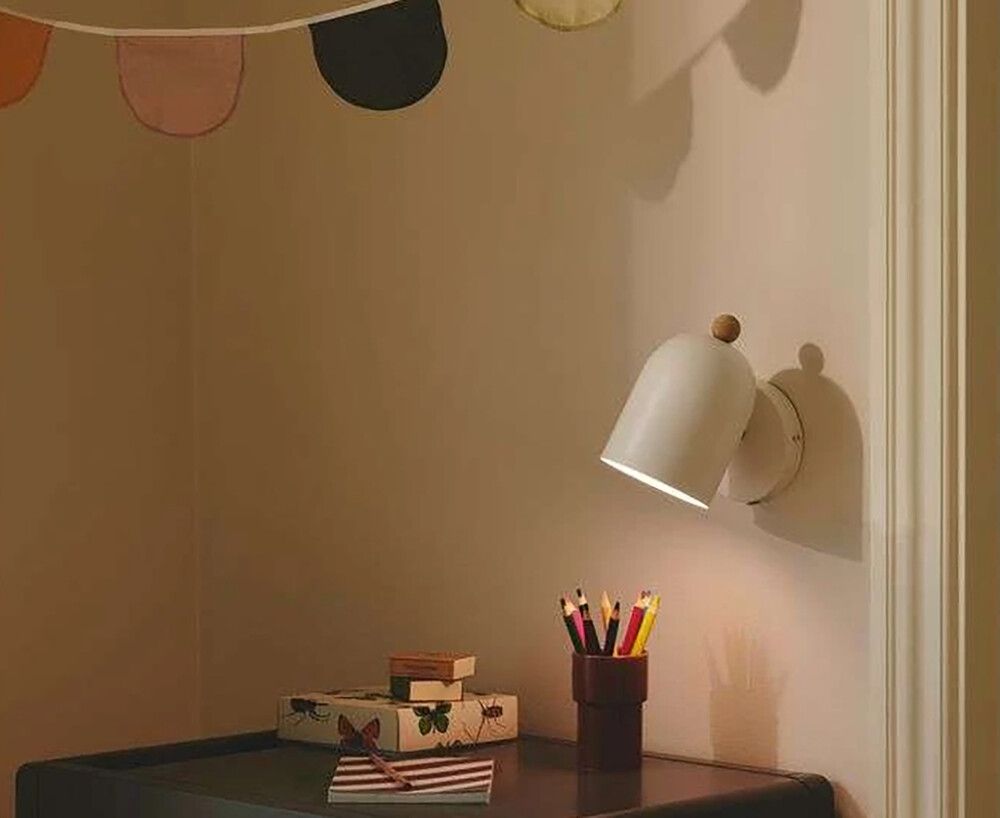 Seinävalaisin Nordlux Gaston valkoinen