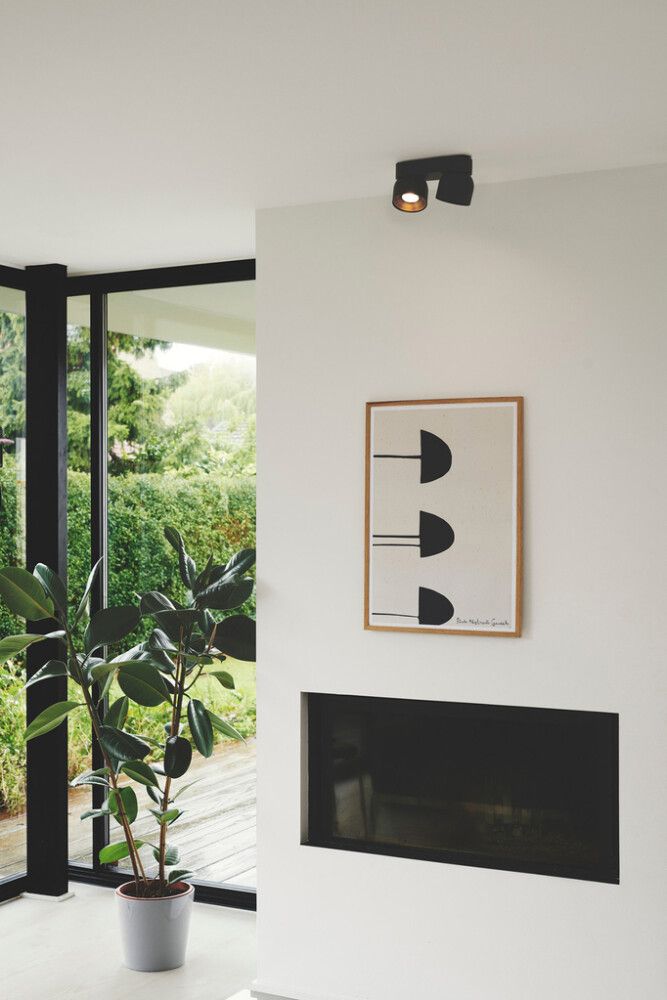 Spottivalaisin Nordlux Pitcher 2-os valkoinen Musta