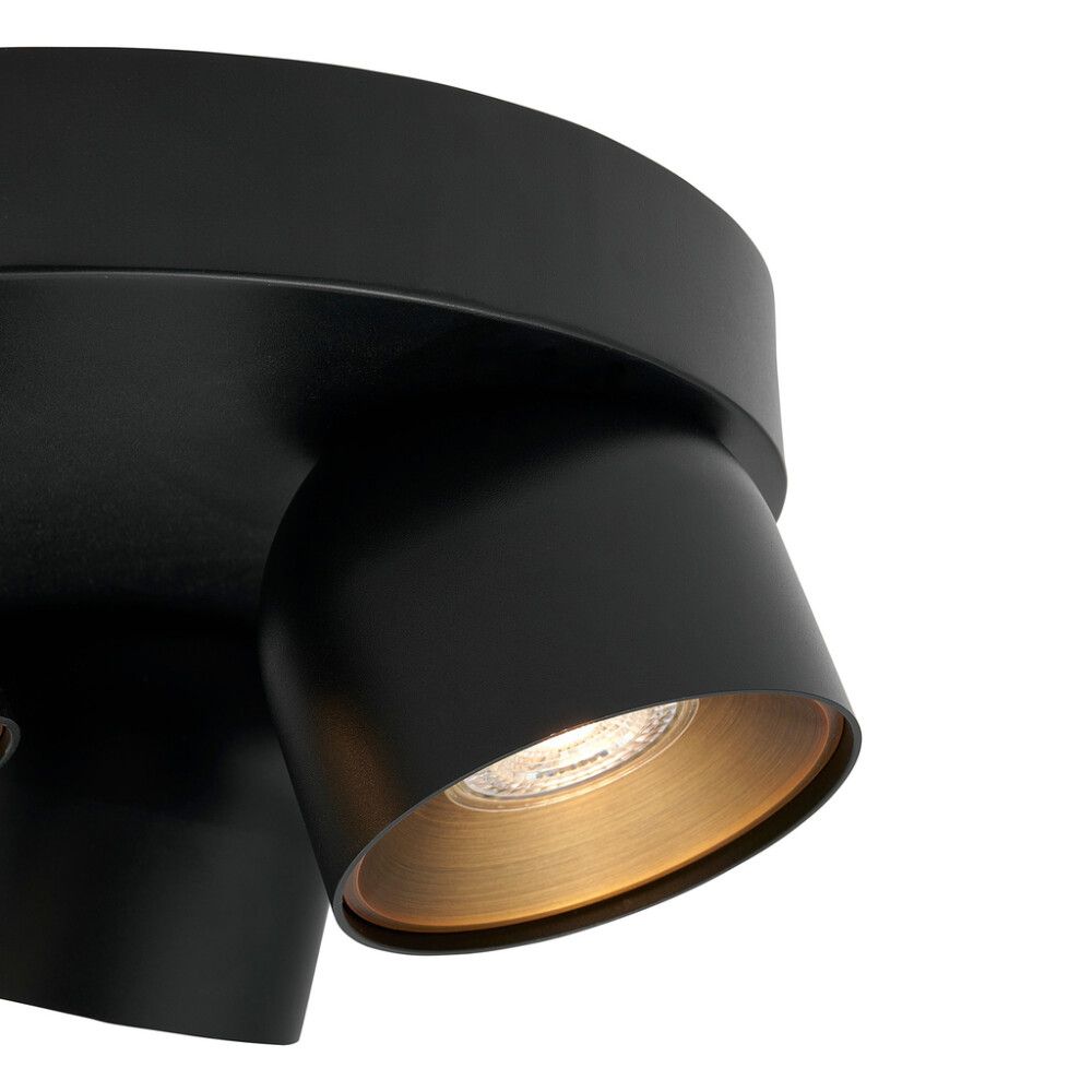 Spottivalaisin Nordlux Pitcher 3-os valkoinen Musta