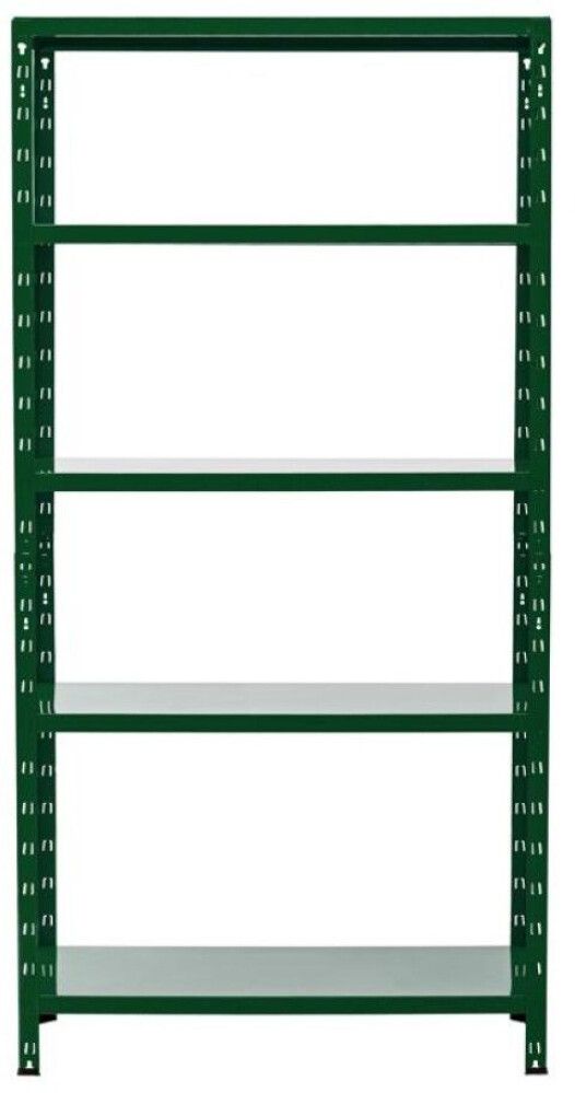 Metallihylly Regalux tummanvihreä 180 x 90 x 40 cm